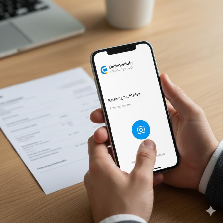 zahnzusatzversicherung-parodontose-rechnung-einreichen Mit der Rechnungs-App der Continentale können Sie ganz leicht Ihre Rechnung zur Parodontosebehandlung einreichen.